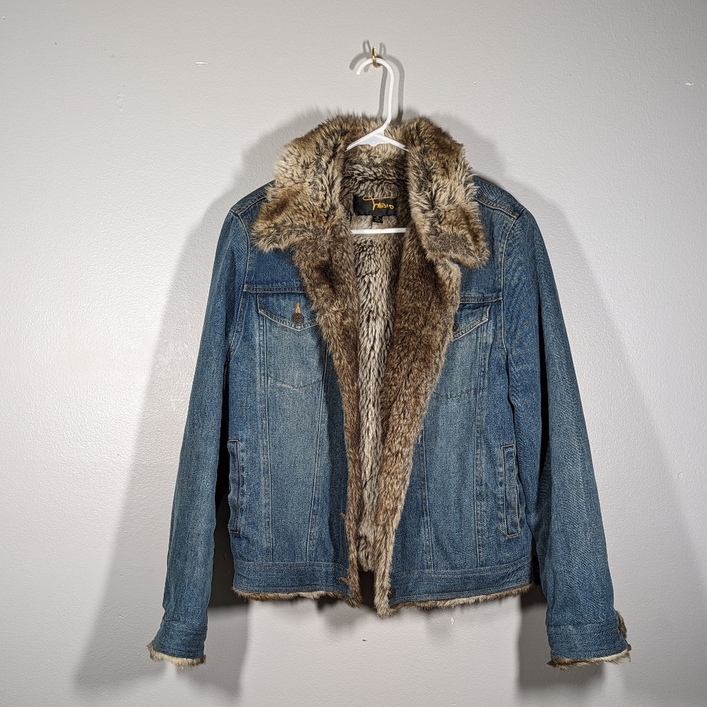 Fur Denim Jacket